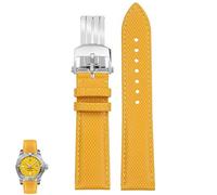 yeziu Bracelet de montre pour chronographe Breitling Avenger Night Mission B01(Yellows1)