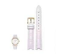 yeziu Bracelet en cuir cranté pour GC PASHA DE Bracelet spécial main homme femme pour Rossini(Whiter,18-9mm)