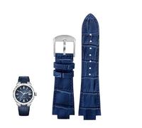 yeziu Bracelet en cuir pour homme pour montre Maurice Lacroix AIKON AI6008 AI1018 AI6038(Blue Steel-A)