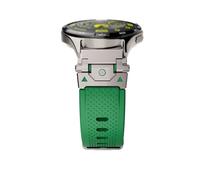 yeziu Bracelet en silicone à dégagement rapide de 22 mm pour montre connectée OnePlus 2/2R et Amazfit Balance(T green)