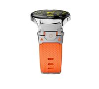 yeziu Bracelet en silicone à dégagement rapide de 22 mm pour montre connectée OnePlus 2/2R et Amazfit Balance(S orange)