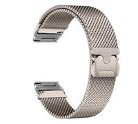 yeziu Bracelet magnétique en acier inoxydable pour montre Garmin Fenix 8, 7X, 7 Pro, Fenix 6X, 5X, 5Plus, Tactix 7, Forerunner 965, 955, à ajustement rapide(Titanium colour S,Feinx 5 5Plus)