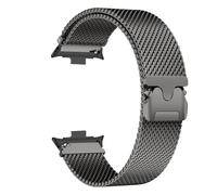 yeziu Bracelet milanais pour montre Redmi 5/4, bracelet de rechange en métal pour Mi Band 9Pro/8Pro, accessoires(Titanium gray,Watch 5 4)