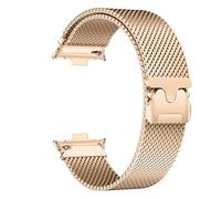 yeziu Bracelet milanais pour montre Redmi 5/4, bracelet de rechange en métal pour Mi Band 9Pro/8Pro, accessoires(Rose gold,Watch 5 4)