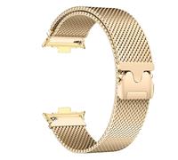 yeziu Bracelet milanais pour montre Redmi 5/4, bracelet de rechange en métal pour Mi Band 9Pro/8Pro, accessoires(Gold,Miband 9 8 pro)