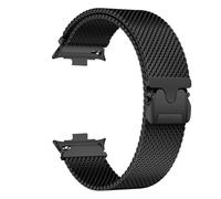 yeziu Bracelet milanais pour montre Redmi 5/4, bracelet de rechange en métal pour Mi Band 9Pro/8Pro, accessoires(Black,Miband 9 8 pro)
