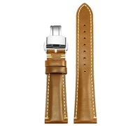 yeziu Bracelets de montre en cuir pour Hamilton à attache rapide pour Rolex Green Ghost(Khakis2,20mm)