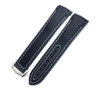 yeziu New Nylon Rubber Watchband Fit For Omega Seamaster 300 AT150 Speedmaster Silicone Watch Strap(Black Yellow,20mm)