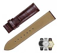 yeziu Pour Tissot 1853 Le Locke T462 ceinture homme femme bracelet en cuir avec boucle papillon accessoires de chaîne de montre(BrowmgL,20mm)