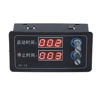 YF - 15 Digital Timer Delay Relay | 0.001S to 999H Adjustable Range | Delay Switch Module for Generator/DIY Projects/Motor Control | 4 - Terminal Wiring, LED Display
