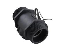 YF-DN40 Débitmètre à Turbine, Capteur de Débit d'Eau, 1.85 Pouces, Interface G1.5, DC3.5-24V, 5-150L/min, pour Piscine et Traitement d'Eau