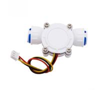 YF-S301 Capteur de débit d'eau à effet Hall pour tuyaux en PE, débitmètre de sortie d'impulsion de 0,5 à 10 l/min, compatible avec les distributeurs d'eau et les systèmes industriels