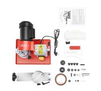 YF870 Affûteuse de lame de scie 370 W pour lames de scie circulaire 80-700 | Affûteur électrique 2850 tr/min - Angle de réglage de la roue ± 20° - Avec réservoir d'eau - 770 x 430 x 300 mm - Rouge