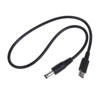 YFAFA Câble d'alimentation USB type C vers DC 5,5 x 2,1 mm 9 V 12 V 15 V 20 V pour moniteurs LCD radiodiffusion radio