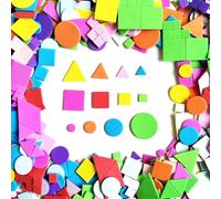 YFaith 1000 Pièces de Gommettes Autocollantes, Gommettes Formes Geometriques, Stickers, pour L'éducation Des Enfants, L'Artisanat, la Décoration