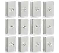 YFaith 12 Pièces T Bloc D'écrou Coulissant, 30 x 23 mm Écrous à Rainure M6, Alliage D'aluminium M6 Écrou Outil de Travail du Bois, Argent Écrou T-Slot, pour Projets Menuiserie à Maison et Atelier