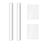 YFaith 4 Pièces Kit Argile Autodurcissante, Rouleau d'argile et Feuille | Acrylique Outils Argile, Transparent Outil Sculpture Argile, Kit Poterie pour Modeler, Sculpter L'argile Outils Poterie