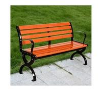 YFAURNDE Banquette Jardin, Banc Aluminium Exterieur, Conception RenforcéE, Robuste et Stable, AdaptéE Aux Pelouses, Cours, Porches, Espaces de Travail et EntréEs.(B Standard,120CM)