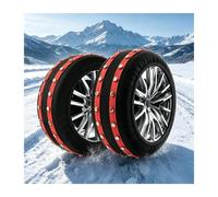 YFAURNDE Chaussette Voiture, Snow Chains and Socks, Adhérence Puissante | Brise La Glace et PréVient Les Glissades, S'Ajuste Parfaitement à 360° et S'Installe Rapidement(235/45R20)