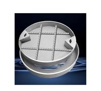 YFAURNDE Couvercle de Regard encastré Invisible Couvercle de Puits avec Cadre Vérifiez Les terrasses de Jardin, Les pavés, Les pelouses et Les Dalles de Pavage(30 * 30 * 5cm/11.8 * 11.8 * 2in)