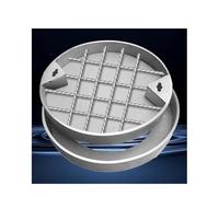 YFAURNDE Couvercle de Regard encastré Invisible Couvercle de Puits avec Cadre Vérifiez Les terrasses de Jardin, Les pavés, Les pelouses et Les Dalles de Pavage(70 * 70 * 5cm/27.5 * 27.5 * 2in)