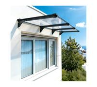 YFAURNDE Marquise Porte, Auvent pour EntréE de Porte, Adapté aux entrées, aux porches et aux Cours,offrant Une Protection extérieure Contre la Pluie et la Neige.(100 * 180cm/39.4 * 71in)