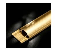 YFAURNDE Passe Cable, Goulotte Passe Cable Sol, Adapté à Tous Types de CâBles, Fils et Conducteurs ; PréVient Efficacement Les Risques de TréBuchement et de Blessures.(Gold,No. 3-1m)