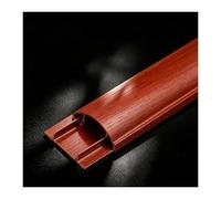 YFAURNDE Passe Cable, Goulotte Passe Cable Sol, Adapté à Tous Types de CâBles, Fils et Conducteurs ; PréVient Efficacement Les Risques de TréBuchement et de Blessures.(Red Wood Grain,No. 3-3m)