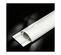 YFAURNDE Passe Cable, Goulotte Passe Cable Sol, Adapté à Tous Types de CâBles, Fils et Conducteurs ; PréVient Efficacement Les Risques de TréBuchement et de Blessures.(White Wood Grain,No. 5-5m)