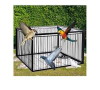 YFAURNDE Piège d'oiseau,Cage à Pigeons avec Quatre entrées à Sens Unique Facile à Assembler, Protection des Cultures agricoles for Le Jardin Domestique(Black,60 * 40cm)