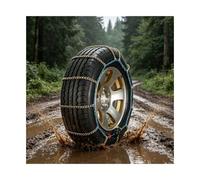 YFAURNDE Snow Chains for Cars, ChaîNes à Neige, Forte Adhérence | SûR et AntidéRapant, Couverture IntéGrale à 360°, Facile à Installer(235/45 R20)