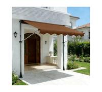 YFAURNDE Store Banne，Auvent RéTractable RéSistant，l'angle Et La Hauteur sont RéGlables, Et Il Peut êTre Installé sur n'importe Quelle FenêTre Ou Porte sans PerçAge.(Brown,200CM/78.7in)