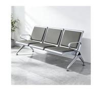 YFAURNDE Table avec Chaise, Places Salle d'Attente, Capacité de 500 kg | Avec Accoudoirs RembourréS, RéSistants à L'Usure et Durables(Dark gray)