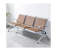 YFAURNDE Table avec Chaise, Places Salle d'Attente, Capacité de 500 kg | Avec Accoudoirs RembourréS, RéSistants à L'Usure et Durables(Brown)