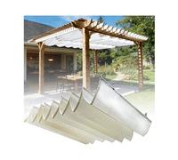 YFAURNDE Voile D'Ombrage De Vague，RéTractable Kit De Couverture D'Ombre，Comprend Un Kit D'Installation ; Convient Aux Patios, Jardins, ArrièRe-Cours Et Terrasses.(W:3.2m/10.5ft*L:7m/22.9ft)