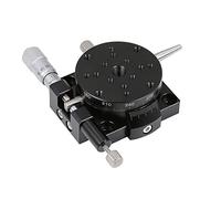 YFBCMXSKG Table à Rouleaux axe R RSP 60 mm, Type de précision, Plateau Rotatif Manuel, Platine coulissante, palier de précision, Plateau linéaire, Charge 29,4 N (RSP60-L)