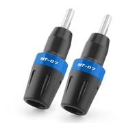 YFBH Bobines De Protection Contre Les Chutes pour Moteur Moto, Patins Cadre pour Yamaha MT07 Tracer 700/7/GT FZ07 Protecteurs Cadre(Bleu)