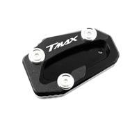 YFBH Extension De Béquille Latérale pour Yamaha TMAX 560 Tech Max 2020-2025 Et TMAX 530 SX DX 2017-2019, Support Antidérapant. Béquille Pièces(Noir)