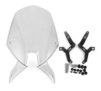 YFBH Motorcycle Pare-Brise Déflecteur De Vent pour Ducati Monster 937 M937 Monster 950 M950 2021 2022 Shield ÉLIGNE Pare-Brise Déflecteur De Vent(Clair)
