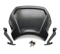 YFBH Plaque Frontale De Moto, Pare-Brise, Déflecteur De Vent, Protecteur pour pour CB125R pour CB300R pour CB650R pour CB1000R Pare-Brise Déflecteur De Vent(Aspect Carbone,650)