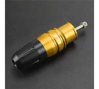 YFBH Protections Anti-Choc en Aluminium CNC Moto pour Yamaha MT15. Accessoires De Protection pour Pot D'échappement Protecteurs Cadre(Or,X-3)