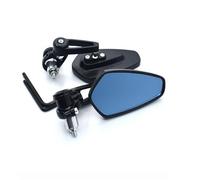 YFBH Rétroviseur De Guidon De Moto pour Suzuki S Hayabusa GSXR 1300 M DL650 V-Strom, Rétroviseur Latéral Gauche Et Droit avec Réflecteur. Champ Vision Mirror(Noir)