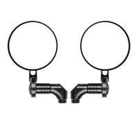YFBH Rétroviseur Latéral Moto pour pour CB650R pour CB400F, Guidon Pivotant À 360°, avec Réflecteur Gauche Et Droit. Champ Vision Mirror