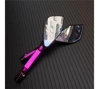 YFBH Rétroviseur Moto avec Boîtier en Aluminium CNC pour K&awasaki ER-6N, pour Z1000 Et pour Z750, Rétroviseur Convexe pour Guidon Champ Vision Mirror(Couleur 5)