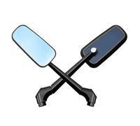 YFBH Rétroviseur Moto Rotatif pour Suzuki GSR 600, GSR750, SV650, SV400, V-Strom 650, V-Strom 1050, Bandit 650 Et 1250s. Champ Vision Mirror(Noir 1)