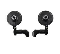 YFBH Rétroviseur Moto Rotatif pour Suzuki GSR 600, GSR750, SV650, SV400, V-Strom 650, V-Strom 1050, Bandit 650 Et 1250s Champ Vision Mirror(Noir)