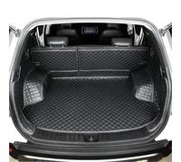 YFBH Tapis De Coffre De Voiture pour BMW 325i pour Série 3 2005-2012 pour E90 E91 E92 E93 Tapis De Coffre en Cuir pour Coffre De Voiture Tapis de Protection(Beige Noir,X2)