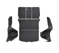 YFBH Tapis De Coffre De Voiture pour Tesla pour Modèle Y 3 pour Highland 2017-2024 Tapis De Coffre en Cuir Tapis De Sol Entièrement Entouré Tapis de Protection(Trunk Mat Set)