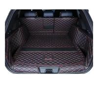 YFBH Tapis De Sol De Coffre De Voiture pour BYD pour Song Plus/DM-i/EV 2020-2023 Tout Autour du Plateau De Coffre De Chargement Arrière Tapis de Protection(Balck Red Full Set,with Audio)