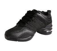 YFCH Baskets De Danse Hommes Et Femmes Chaussures de Sport Chaussures de Danse Mesh Sneaker Modern &Jazz Hip Hop Baskets,Noir,41 EU